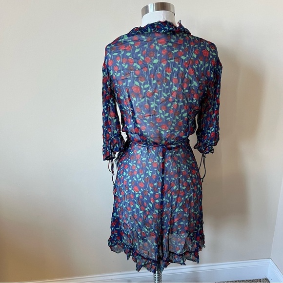 The Kooples floral rosa wrap dress 17568 - Picture 5 of 9